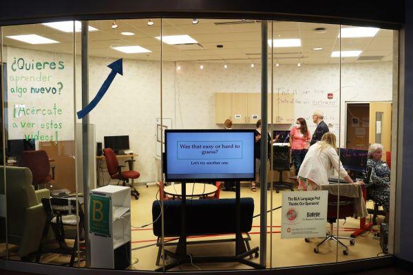 the language lab at COSI
