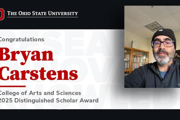 Bryan Carstens 2025 Distinguished Scholar Award
