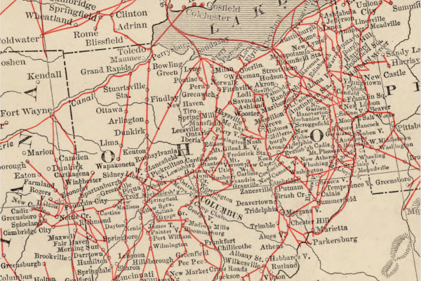 A map of Ohio
