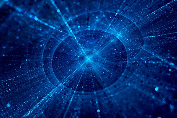 Blue quantum graphic. Image credit: Peter Allen Blue quantum graphic. Image credit: Peter Allen