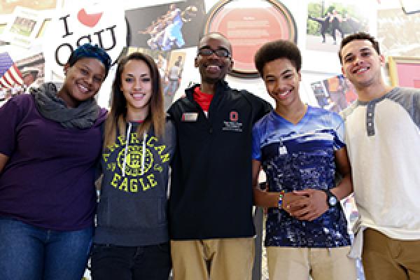 DaVonti' Haynes and Commodore Williams with their proteges 