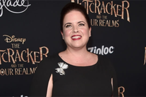 Lindy Goldstein on the red carpet