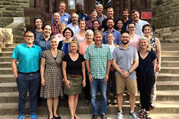 Coral scientists with the Coral Bleaching Research Coordination Network