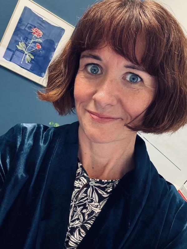 Woman in office