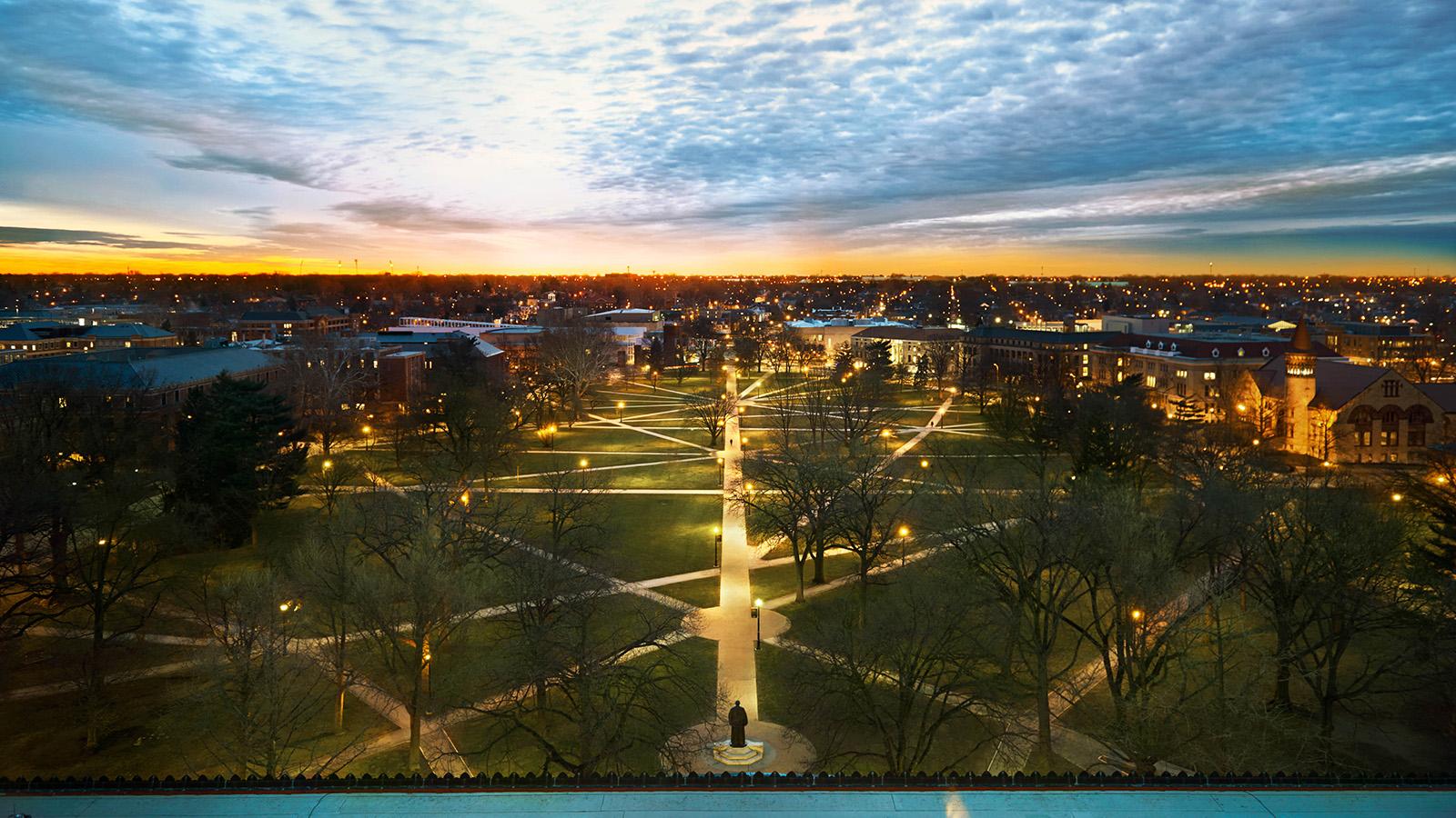 The Oval at dawn