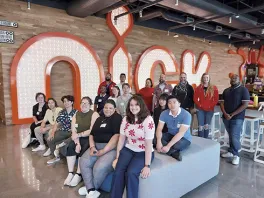 Students at Nickelodeon studios