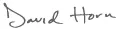Dean Horn signature
